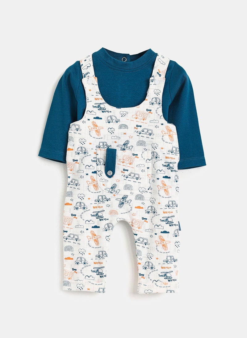 Junior Baby Boys Romper Set Pack Of 2 - Image 1